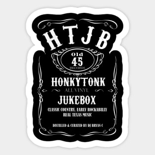 The Original Honkytonk Jukebox Logo Sticker